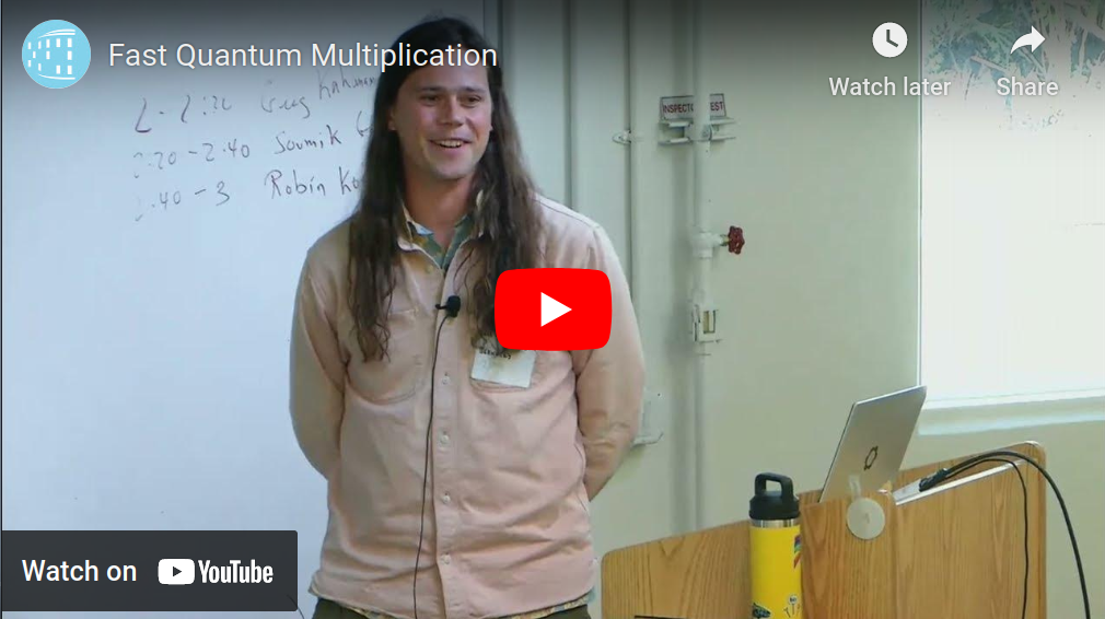 link to fast quantum multiplication presentation